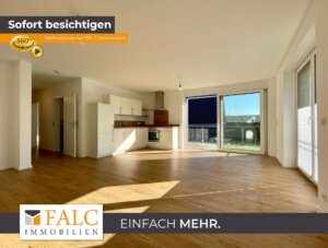 Moderne, barrierefreie 2-Zimmer-Neubauwohnung mit Balkon, Einbauküche, Stellplatz & Aufzug